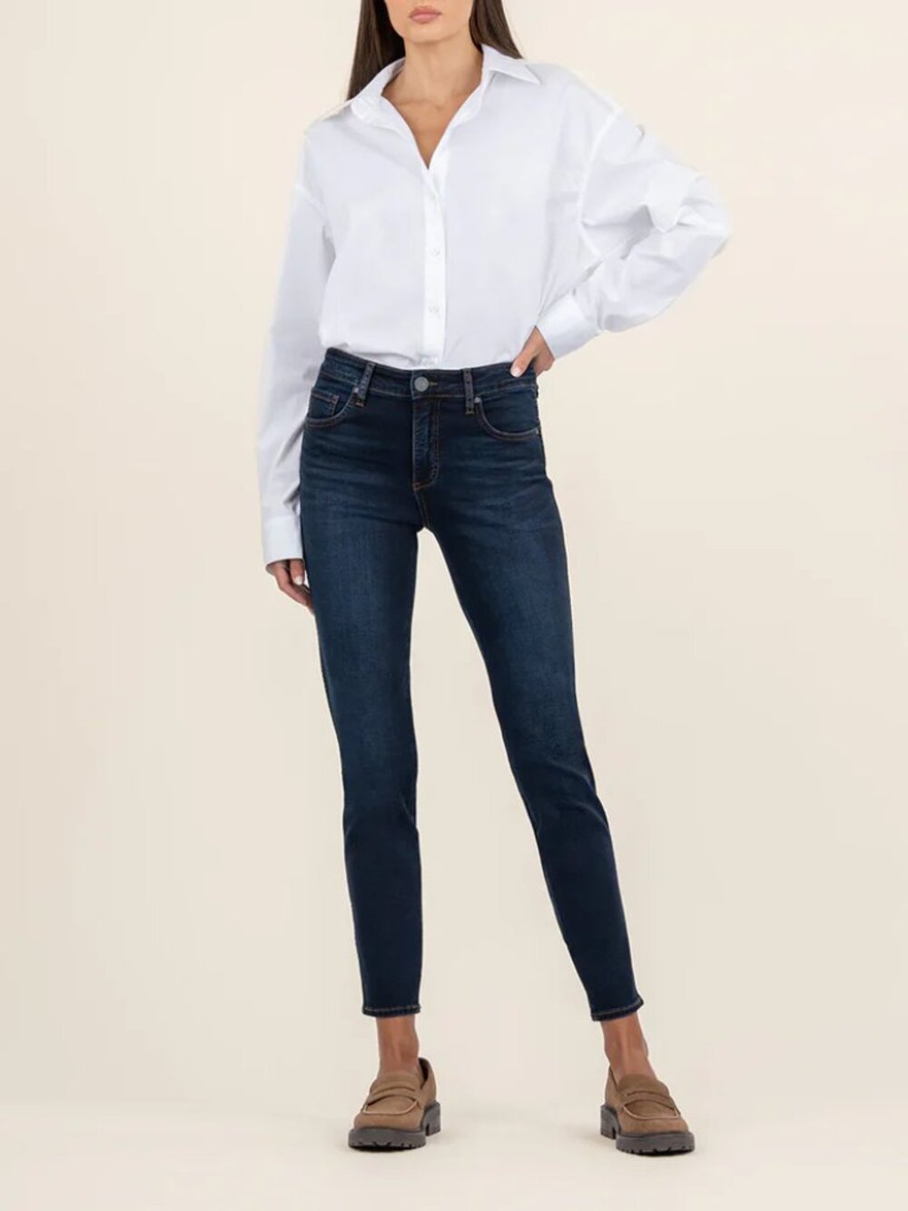 Kut from the Kloth | Dark Wash Diana Skinny Jeans 14W